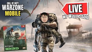 Warzone Mobile  LIVE | Buy Back Quads w/ Wayne Solo