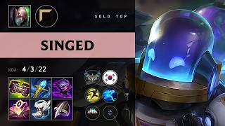 Singed Top vs Aurora - KR Challenger Patch 26.16