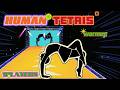 4K HUMAN TETRIS | Immersive interactive warmup | hole in the wall | new style yoga #humantetris