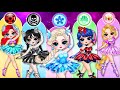 Disney Princess Wednesday Ladybug Turn Into Ballerinas DIY Paper Doll Craft Disney Princess Wednesday Ladybug Turn Into Ballerinas DIY Paper Doll Craft