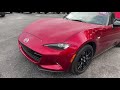 2020 Mazda MX-5 Miata Sport Convertible 6 Speed 2.0l I-4 Red