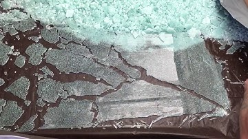 Slow Motion Tempered Glass Explosion
