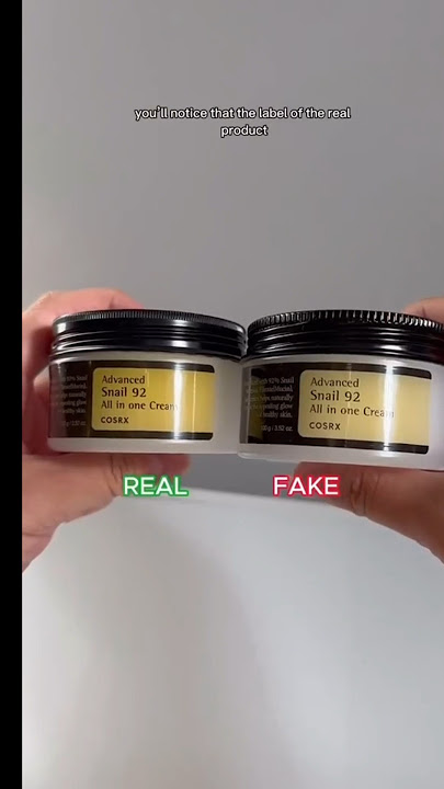 Krim Cosrx Snail 92 All in One Palsu | Perbedaan Krim Cosrx Snail Asli #cosrx #perawatankulit #celanapendek