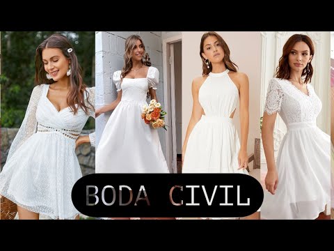 50 de novia para boda civil 2022/ Shein 2022 - YouTube