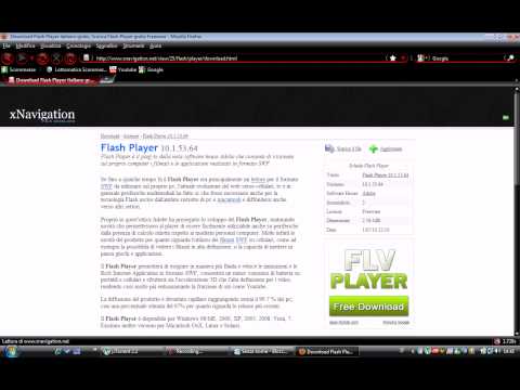 come si scarica flash player gratis