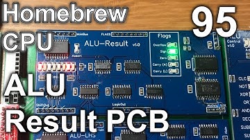 ALU Output  PCB - Making an 8 Bit pipelined CPU - Part 95