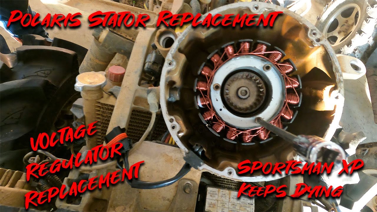 How to replace a Stator and Voltage Regulator on a 2011 Polaris