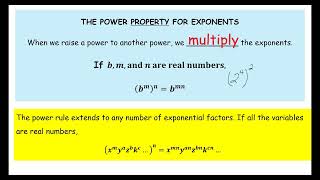 Triangles and exponents from Lessons 1 and 2