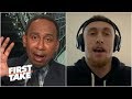 Stephen A. and George Kittle get into a debate about Jimmy Garoppolo | First Take