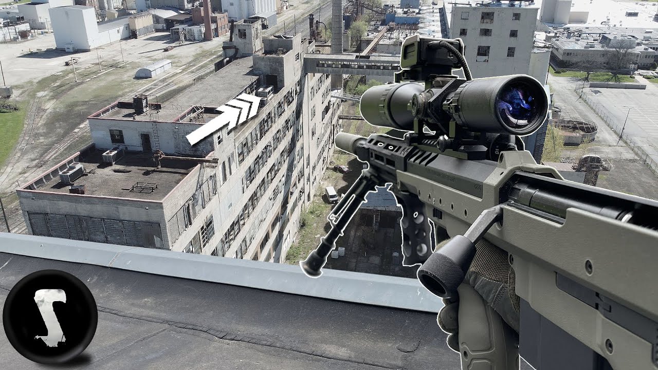 ⁣High-rise Rooftop Sniper Mission (OVERPOWERED $1500 RIFLE)