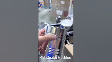Can Sealer Machine for Metal Can , Automatic Can Sealing Machine , Can Closer Machine for bottom lid
