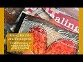 Reuse, Recycle, Repurpose - Making an Art Journal from a Magazine + a time lapse art journal spread