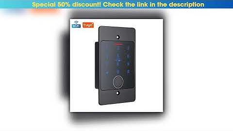 Best Tuya Wifi Standalone Fingerprint Access Control Keypad Metal Waterproof Backlight Embedded ins