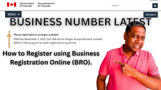 How to Get a Business Number in Canada (Latest  Changes since Nov 2025)