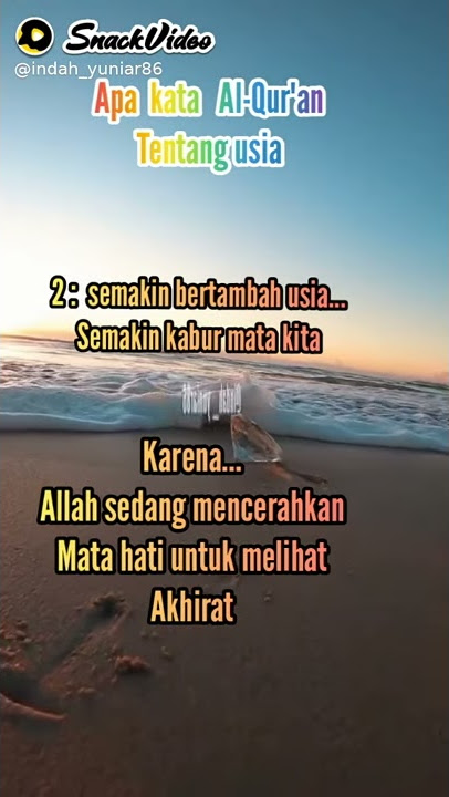 apa kata al quran tentang usia ini dia