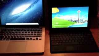 Surface Pro vs Macbook Pro Retina 13 Start, Shutdown and more