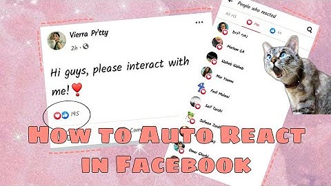 How to Auto React in Facebook | Scarlet RPW
