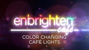 Enbrighten Cafe Lights Installation and Operation