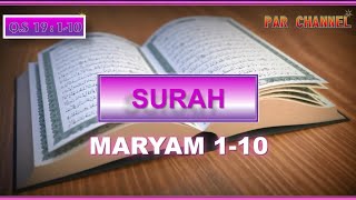 SURAH MARYAM 1-10