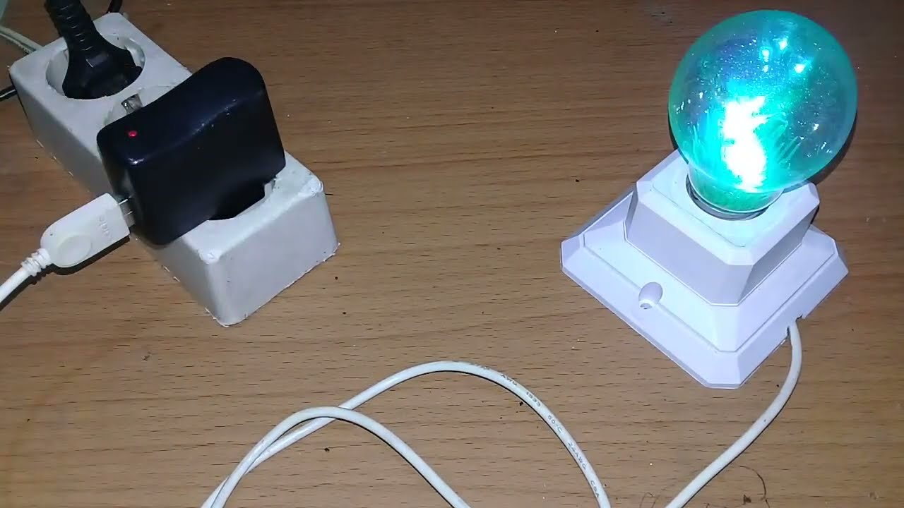 Bikin lampu tidur LED dari bohlam bekas - YouTube