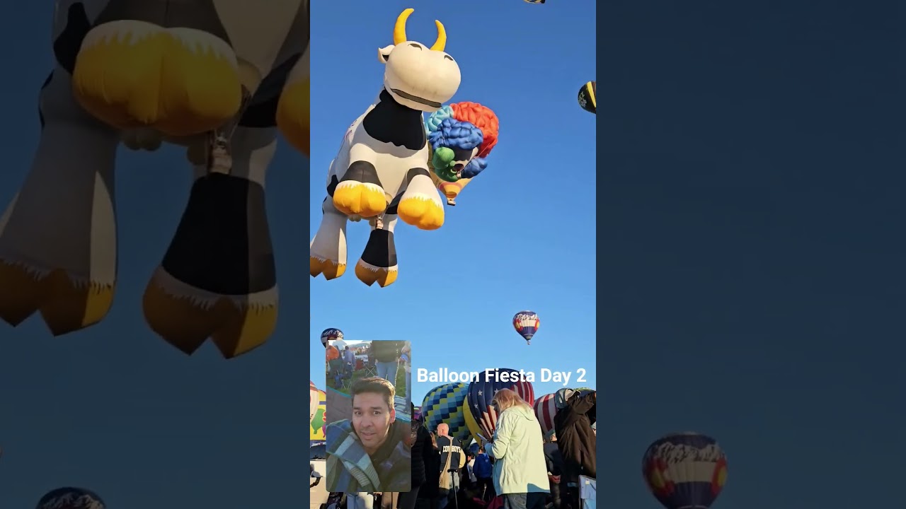 Balloon Fiesta 2025 Day 2, Albuquerque NM, Airabelle and the Brain. Local.