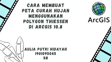 Cara Membuat Peta Curah Hujan Menggunakan Polygon Thiessen Di Arcgis 10.8