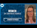 Women on Corporate Boards (w/ Jennifer Reynolds, CEO of Women Corporate Directors)
