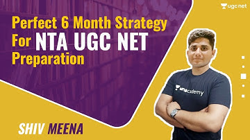 12:00 PM - UGC NET | Perfect 6 Month Strategy for NTA UGC NET Preparation | by Shiv Meena