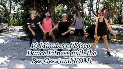 16 minuten discodansfitness met de Bee Gees en KOM!