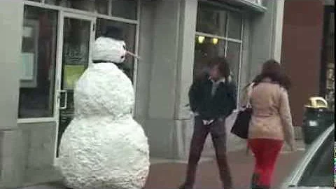 Funny Scary Snowman Prank (Season 4 Episode 1) Boston