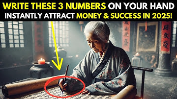 If you write these 3 NUMBERS on your HAND, you will ATTRACT WEALTH and SUCCESS in 2025