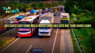 Baground di jalan tol dengan lagu su sayang Mantul kali