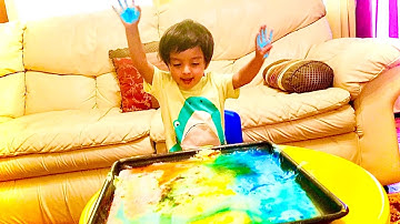 Easy DIY Science Experiments for kids Rainbow Baking Soda and Vinegar