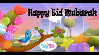 Eid Nasheed - Happy Eid Mubarak | Eid Song for Kids | Islamic Song No Instrument