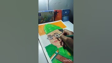 Netaji Subhash Chandra Bose Drawing, 🇮🇳 #sanjuarts #drawing #art #shorts #ytshorts