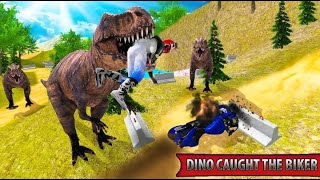 How To Play Bike Racing Dino Adventure 3D Game  | Dino Survival Games screenshot 2