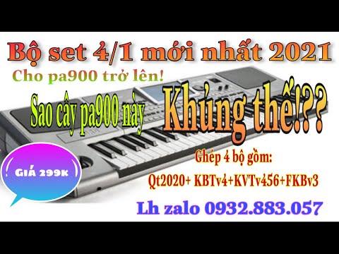 Video Bộ set korg pa900 mới nhất 2021! Bộ 4in1 Lh zalo... - youtube