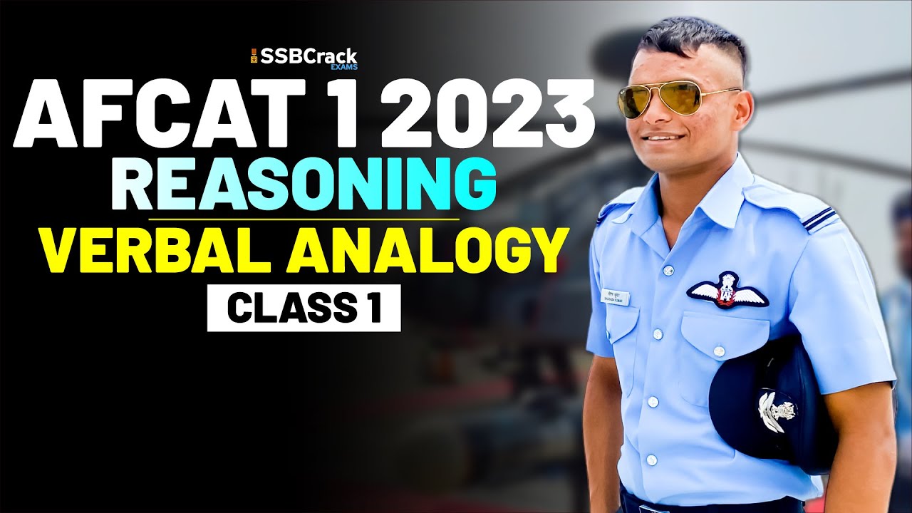 AFCAT 1 2023 - Reasoning Important Question & Answer - Verbal Analogy ...