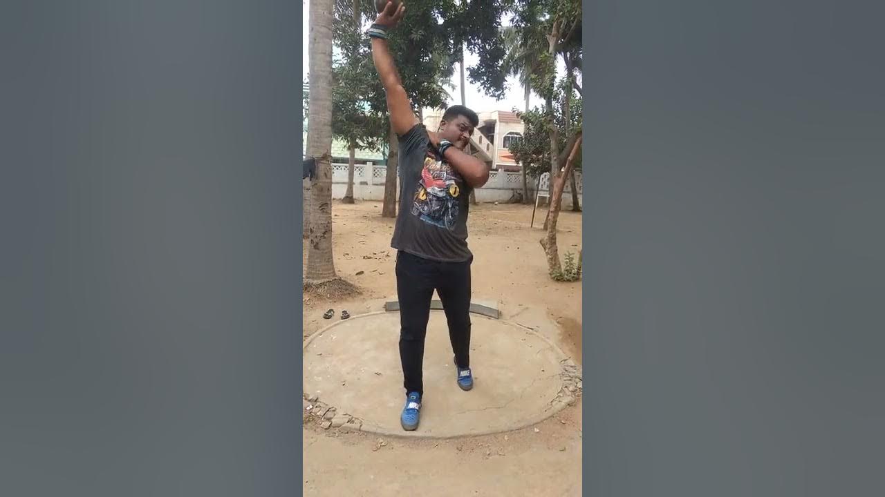 Shot put throw glide technique YouTube