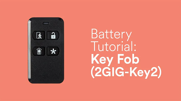 Battery Tutorial: Key Fob (2GIG Key2)