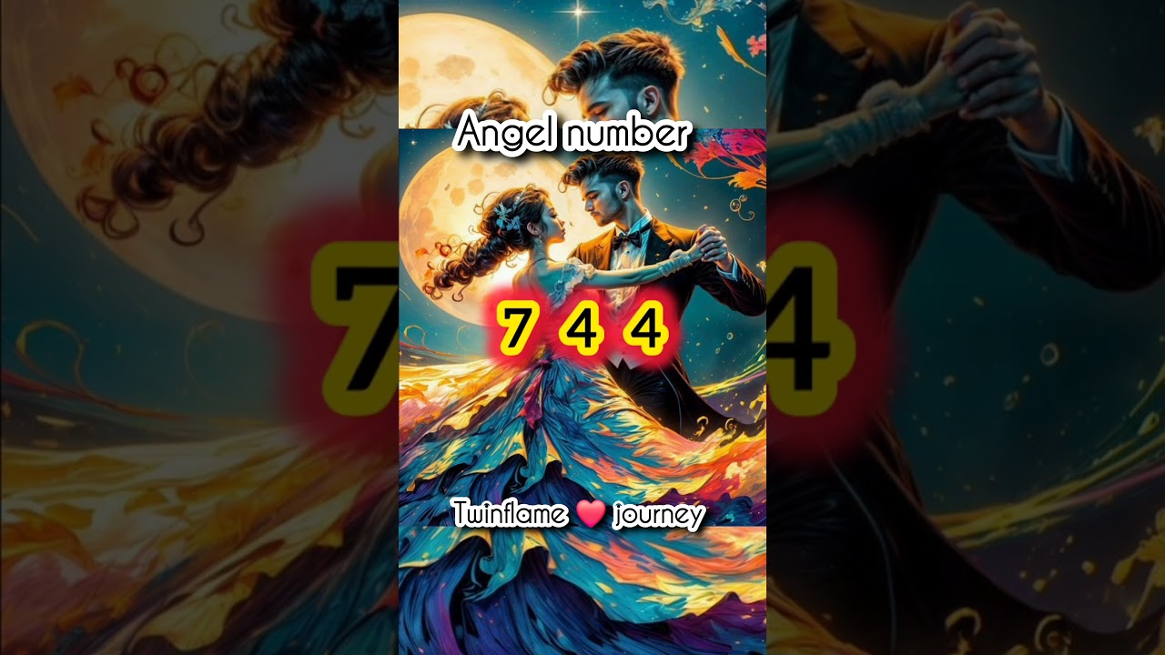 Angel number 744 meaning in twin flame journey. 