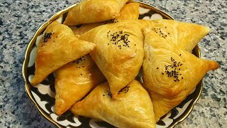 Самса слоёная с тыквой 🌟 Uzbek puff samsa with pumpkin recipe by Awaxess kitchen 475 views 1 year ago 3 minutes, 59 seconds