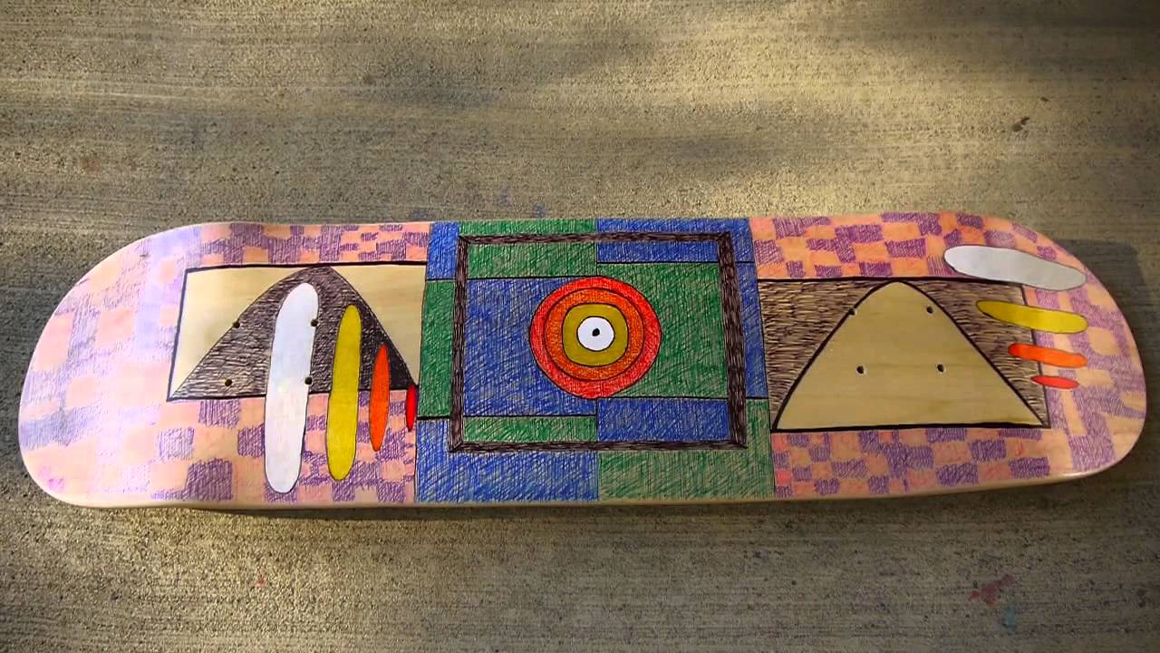 Sharpie Skateboard Deck