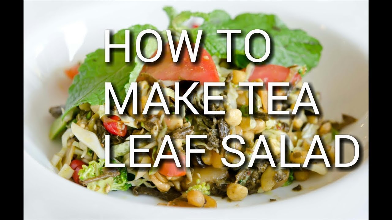 How To Make A Tea Leaf Salad For A Lot Of Guests Big Party YouTube