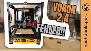 Voron 2.4 3D-Drucker funktioniert! FEHLER wurden gemacht. Teil 2 Finale | Nachdenksport