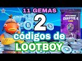 2 Nuevos códigos de lootboy para canjear gemas y monedas