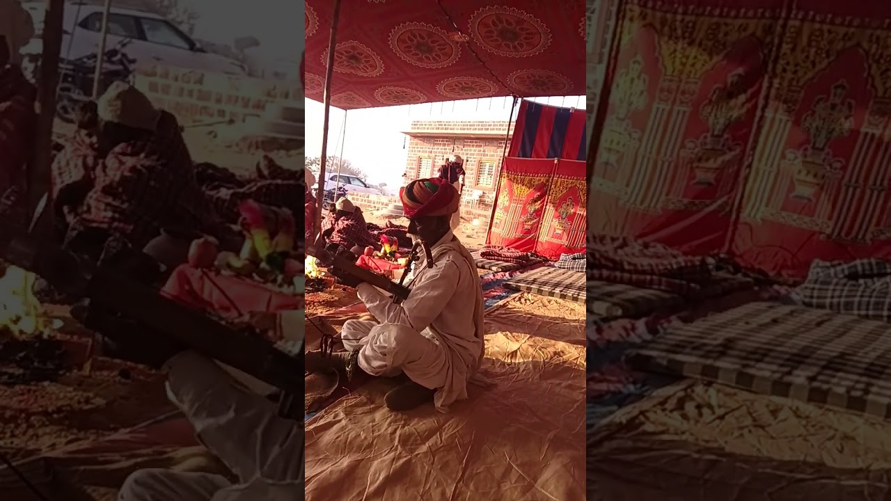 पाबूजी महाराज की आरती गायक कलाकार गायड़राम प्रभुराम और नरुराम पीलवा                      