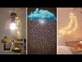 DIY Room Decor! DIY Amazing Raining Cloud With Light (DIY Wall Hanging Ideas, Lights, etc.)