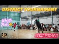 Manirathnam vicky vs yovel hari  whistle sound  district tournament  semi final  tirunelveli