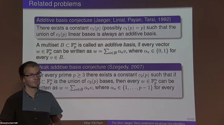 The Alon-Jaeger-Tars...  Conjecture via Group Ring...